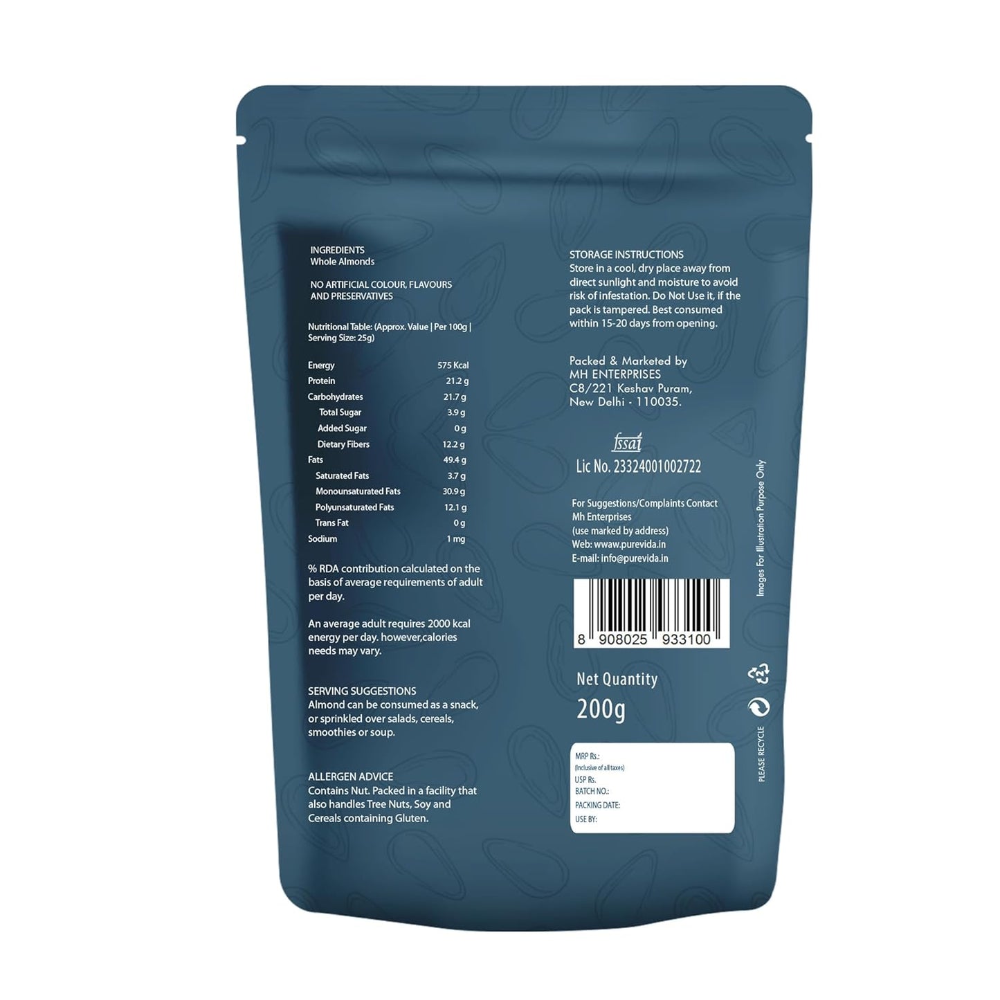 Purevida California Almonds