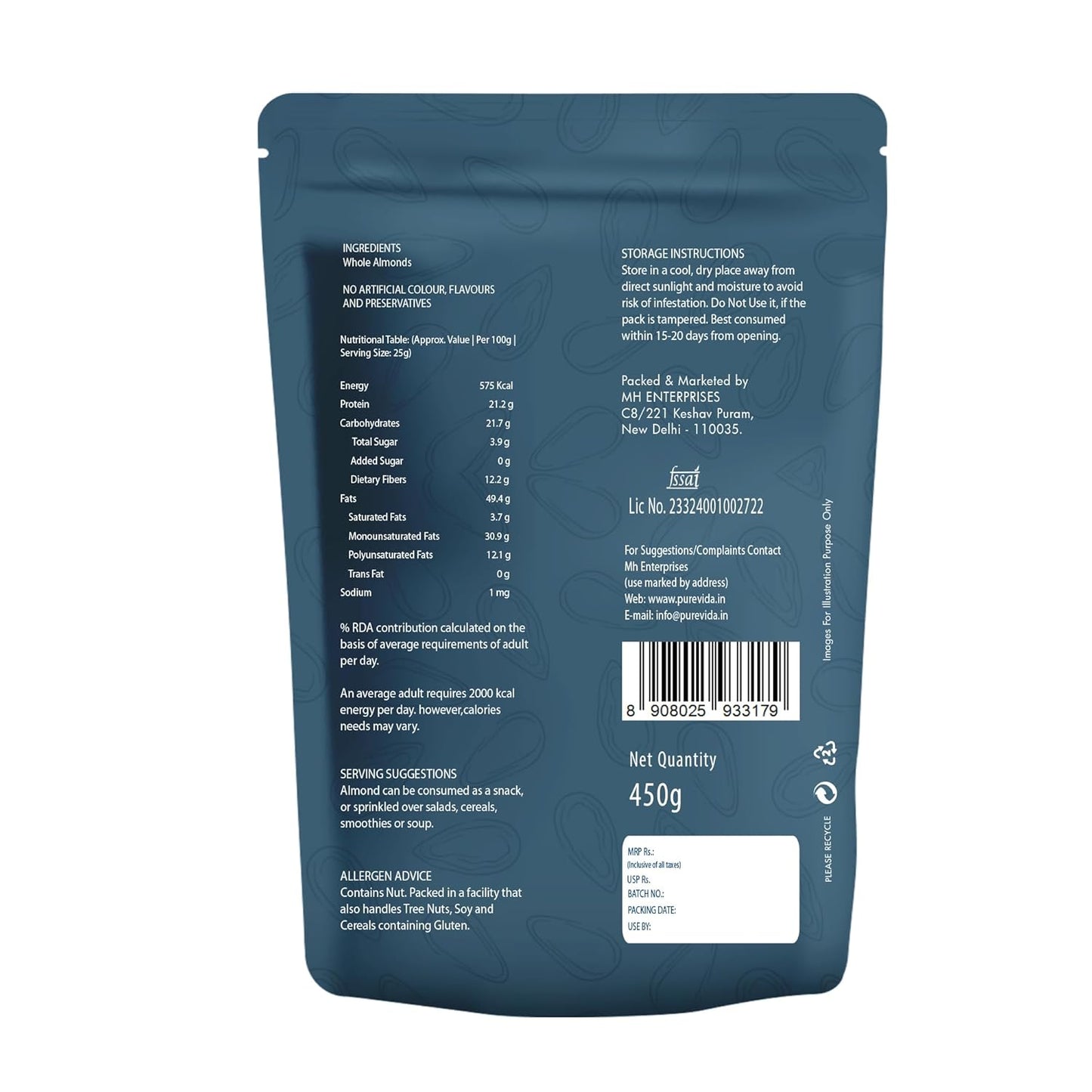 Purevida California Almonds