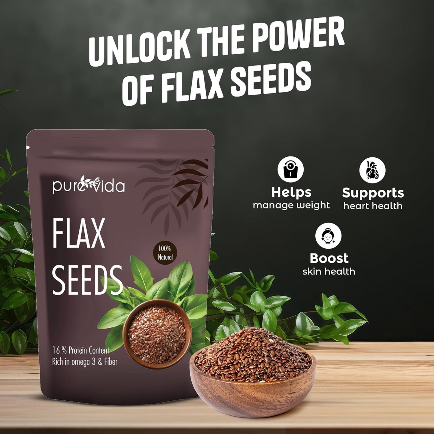 Purevida Flax Seeds