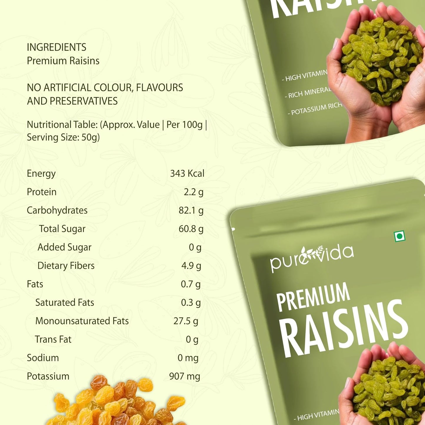 Purevida Raisins